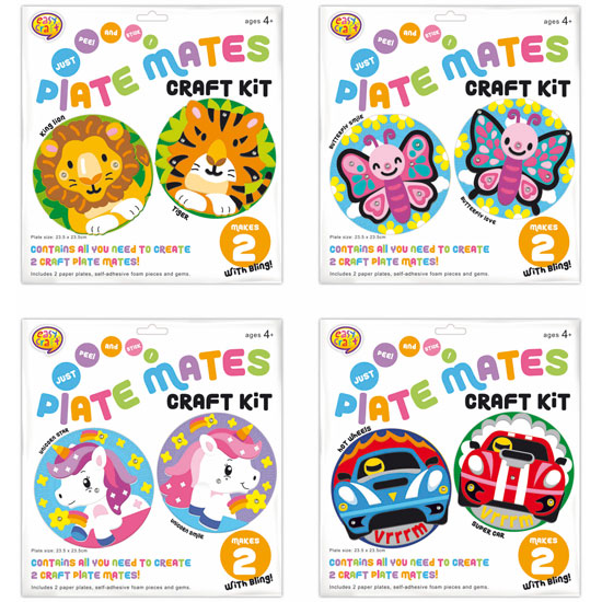 Plate Mates Craft Kits 4 Pack
