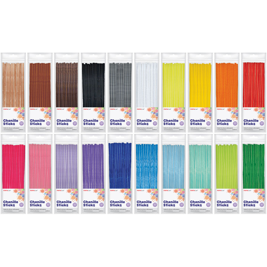 Chenille Stems 6mm 1000 Value Pack