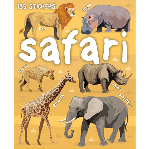 Safari Sticker Book - 135 Stickers
