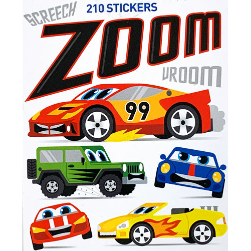 Zoom Sticker Book - 210 Stickers