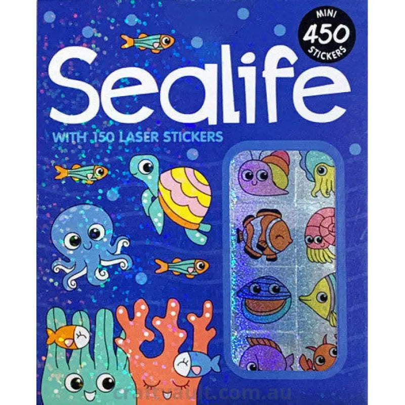 Sticker Books 300 Mini Stickers & 150 Laser Stickers