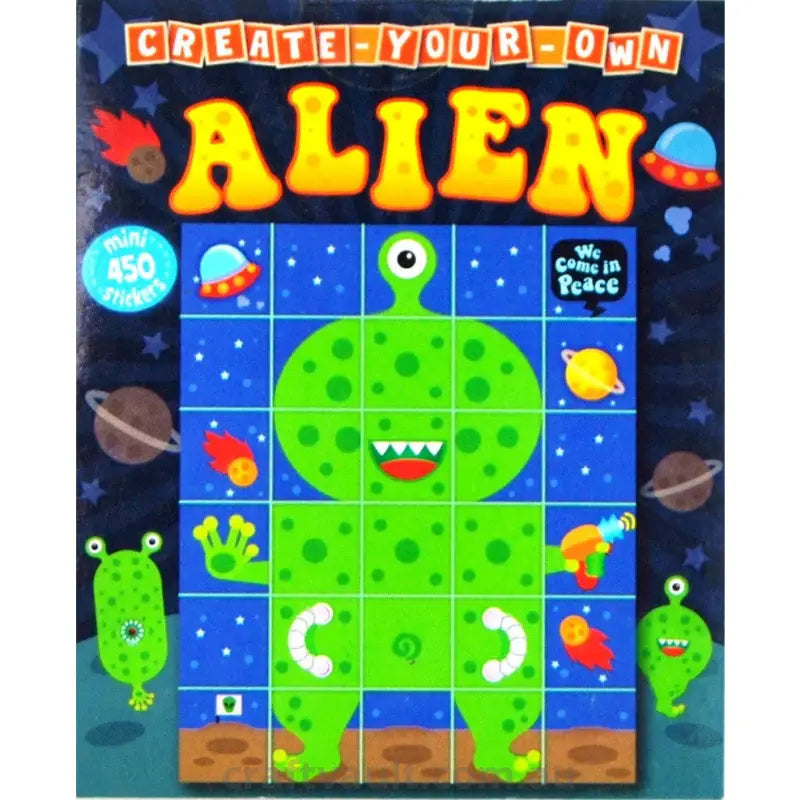 Sticker Books Alien 450 Stickers