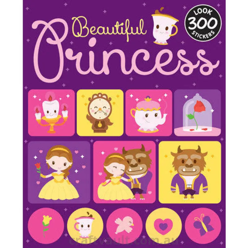 Sticker Books Beautiful Princess300 Stickers
