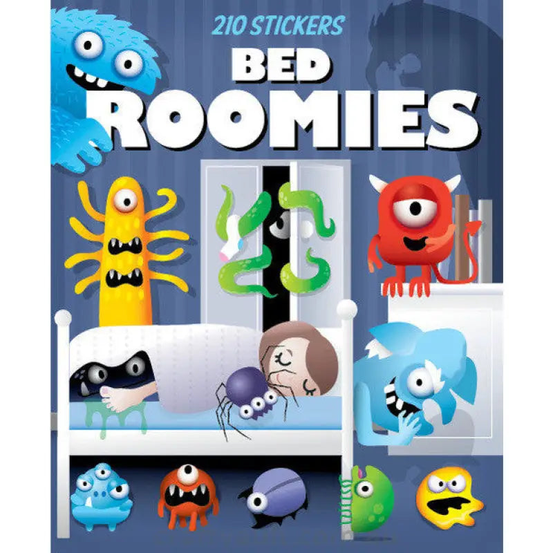 Sticker Books Bed Roomies 210 Stickers