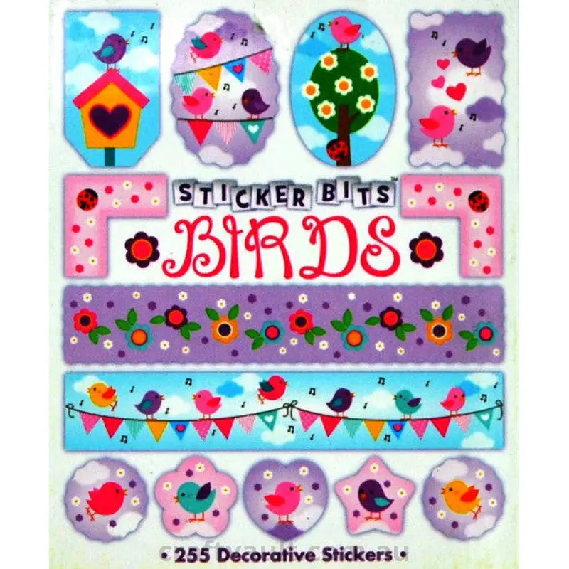 Sticker Books Birds 255 Stickers