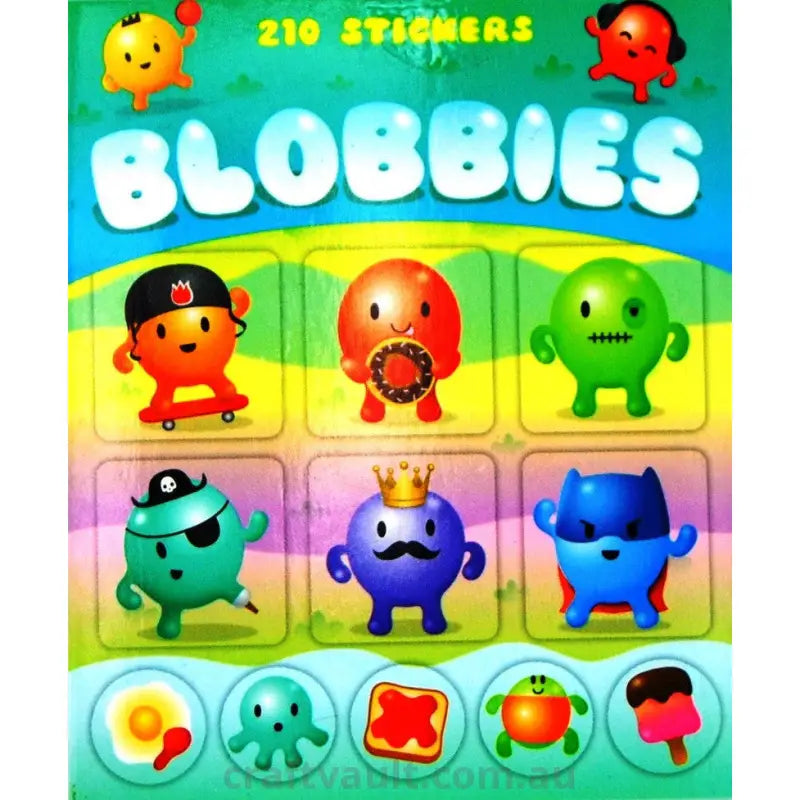 Sticker Books Blobbies 210 Stickers