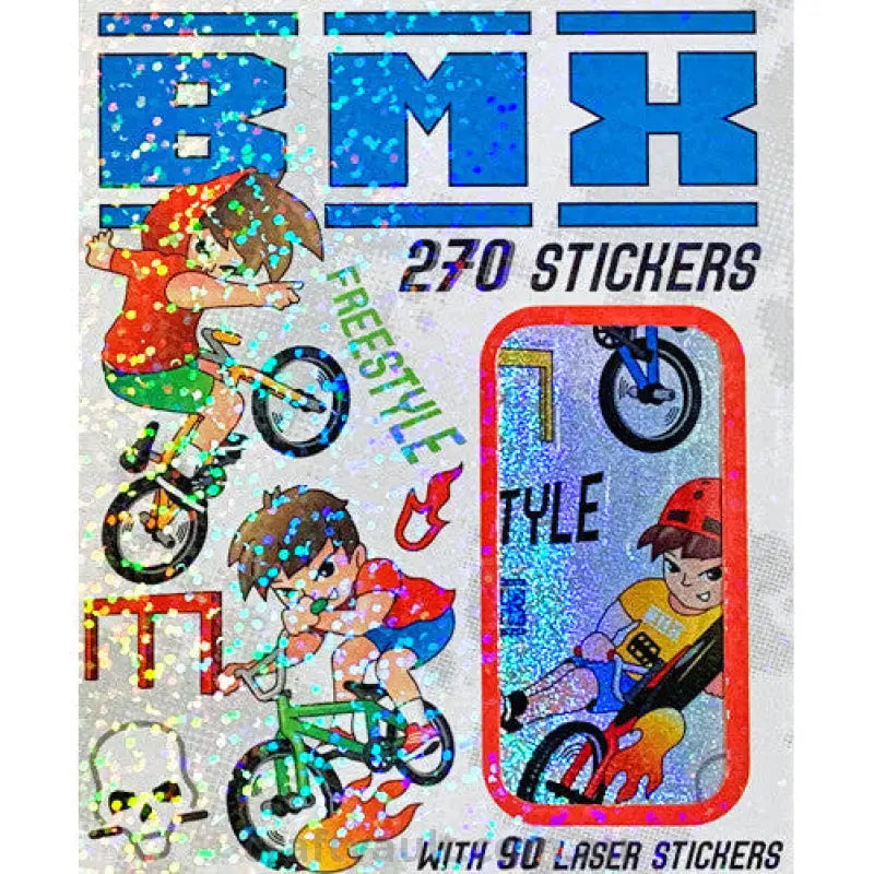 Sticker Books BMX 180 Stickers & 90 Laser Stickers
