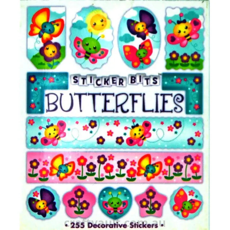 Sticker Books Butterflies 255 Stickers