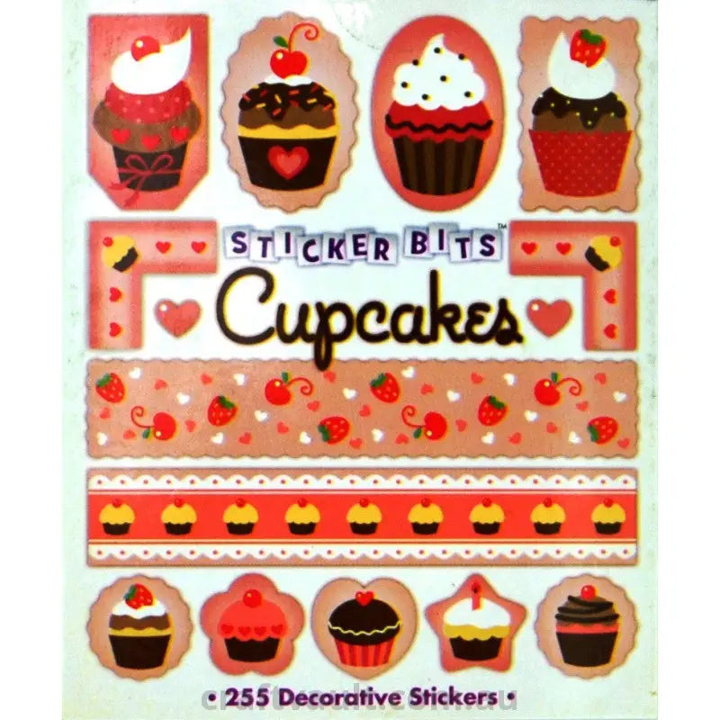 Sticker Books Cupcakes 255 Stickers