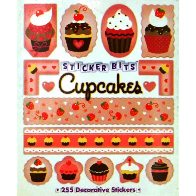 Sticker Books Cupcakes 255 Stickers