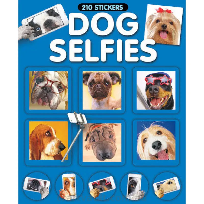 Sticker Books Dog Selfies 210 Stickers