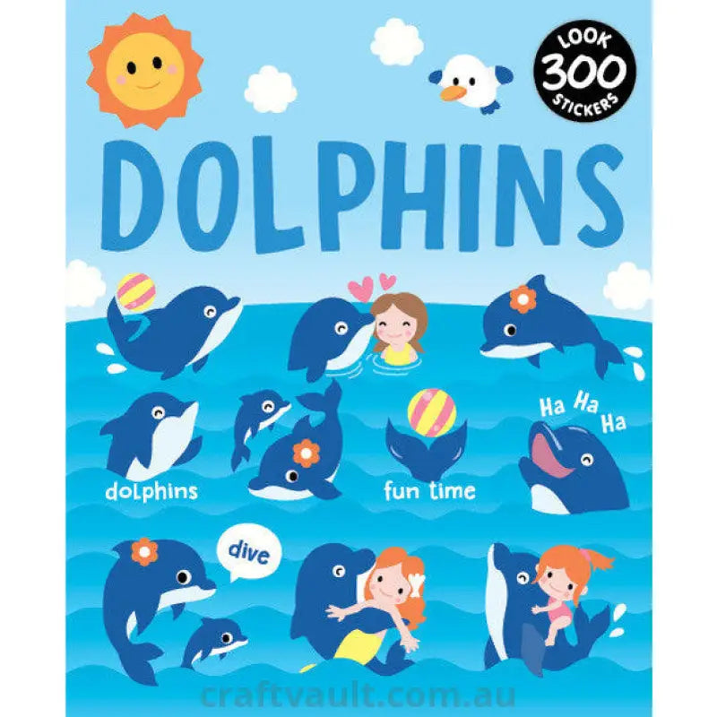 Sticker Books Dolphins 300 Stickers