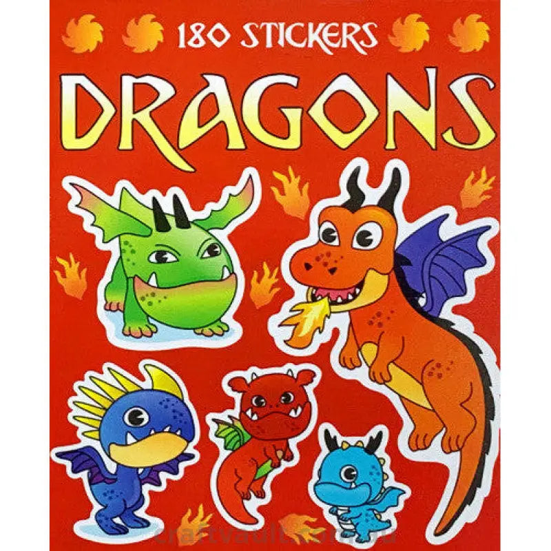 Sticker Books Dragons 180 Stickers