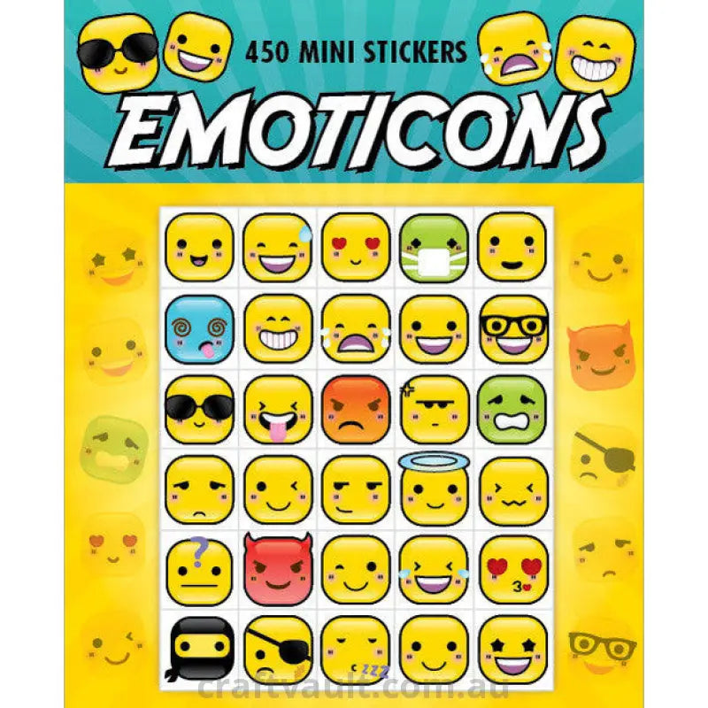 Sticker Books Emoticons 450 Mini Stickers