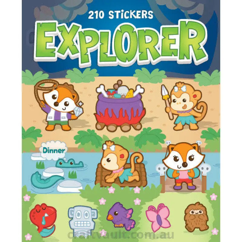 Sticker Books Explorer 210 Stickers