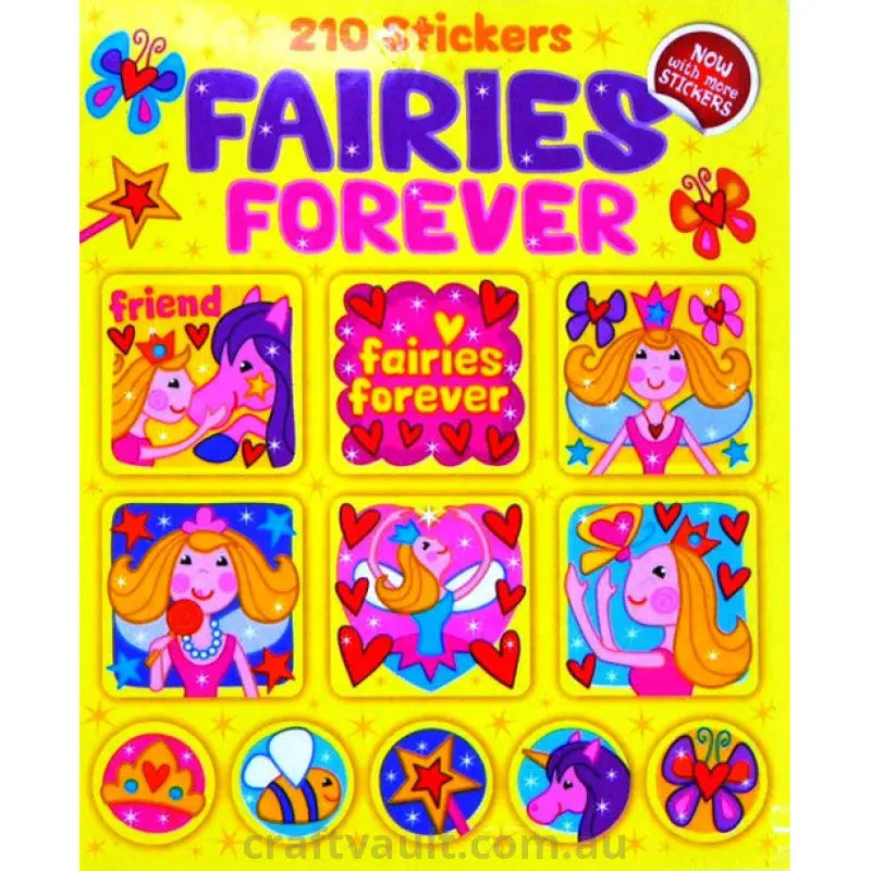 Sticker Books Fairies Forever 210 Stickers