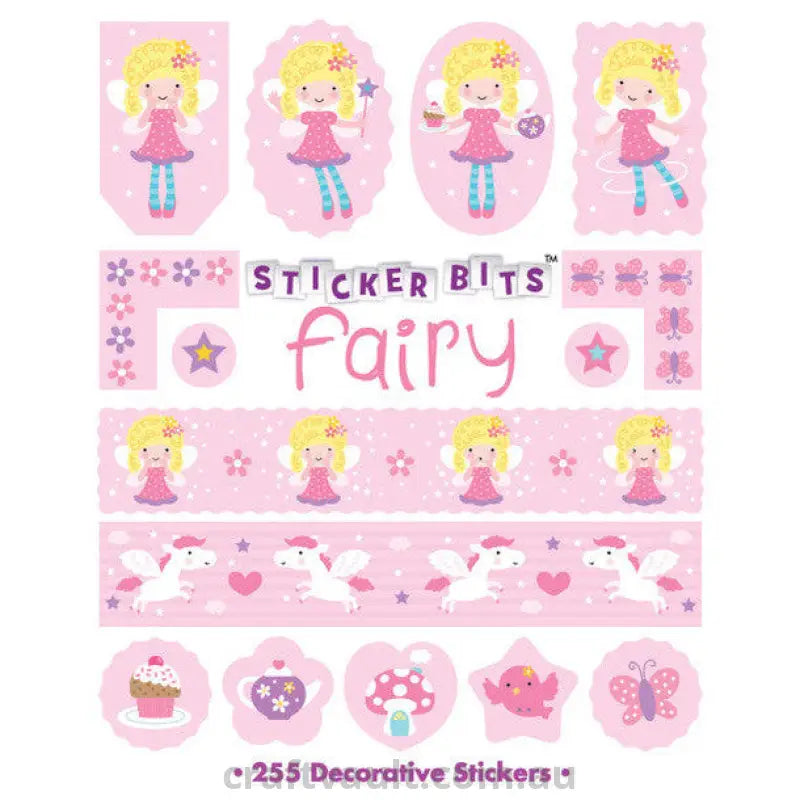 Sticker Books Fairy 255 Stickers