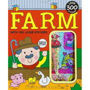 Sticker Books Farm 200 Stickers & 100 Laser Stickers