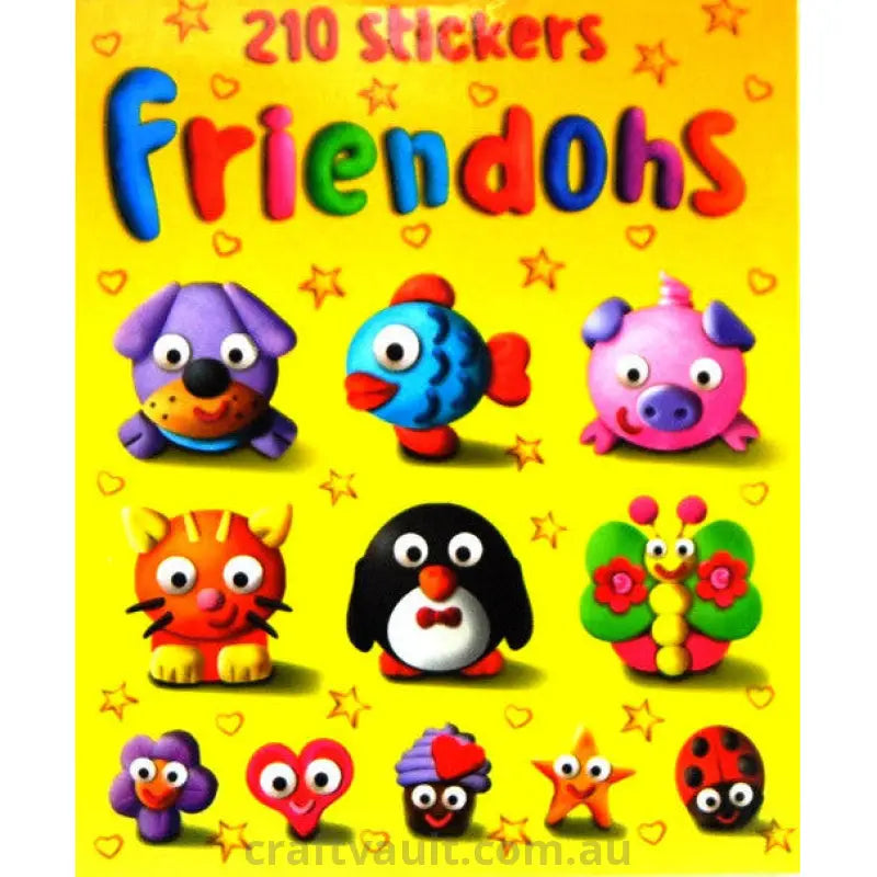 Sticker Books Friendohs 210 Stickers