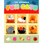 Sticker Books Fun Cats 210 Stickers