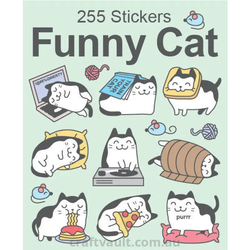 Sticker Books Funny Cat 255 Stickers