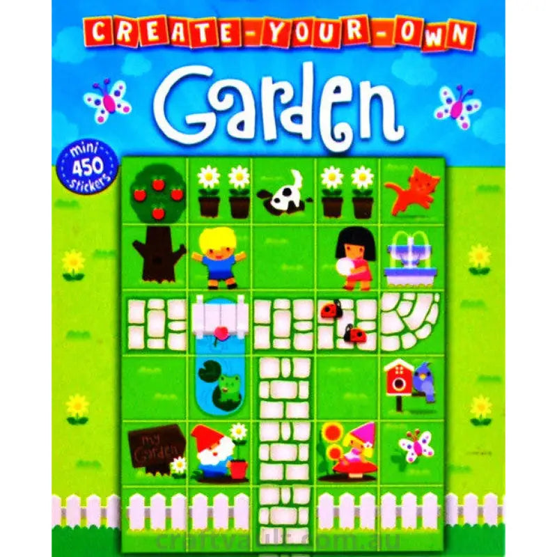 Sticker Books Garden 450 Mini Stickers