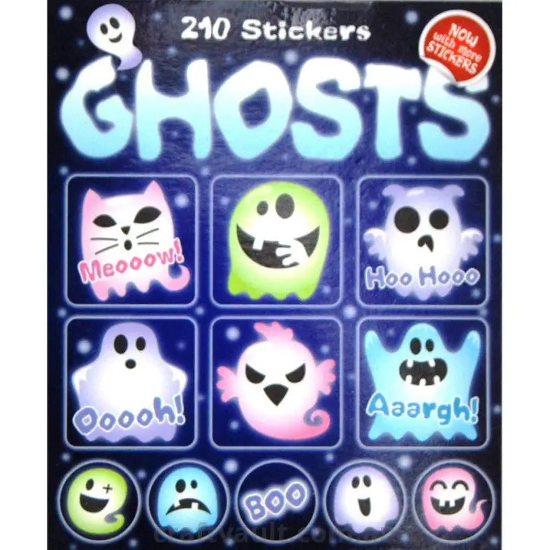 Sticker Books Ghosts 210 Stickers