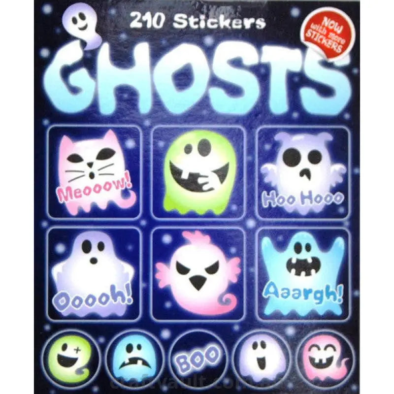 Sticker Books Ghosts 210 Stickers