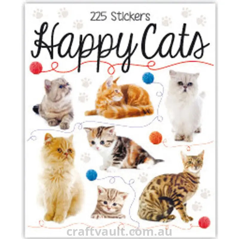 Sticker Books Happy Cats 255 Stickers