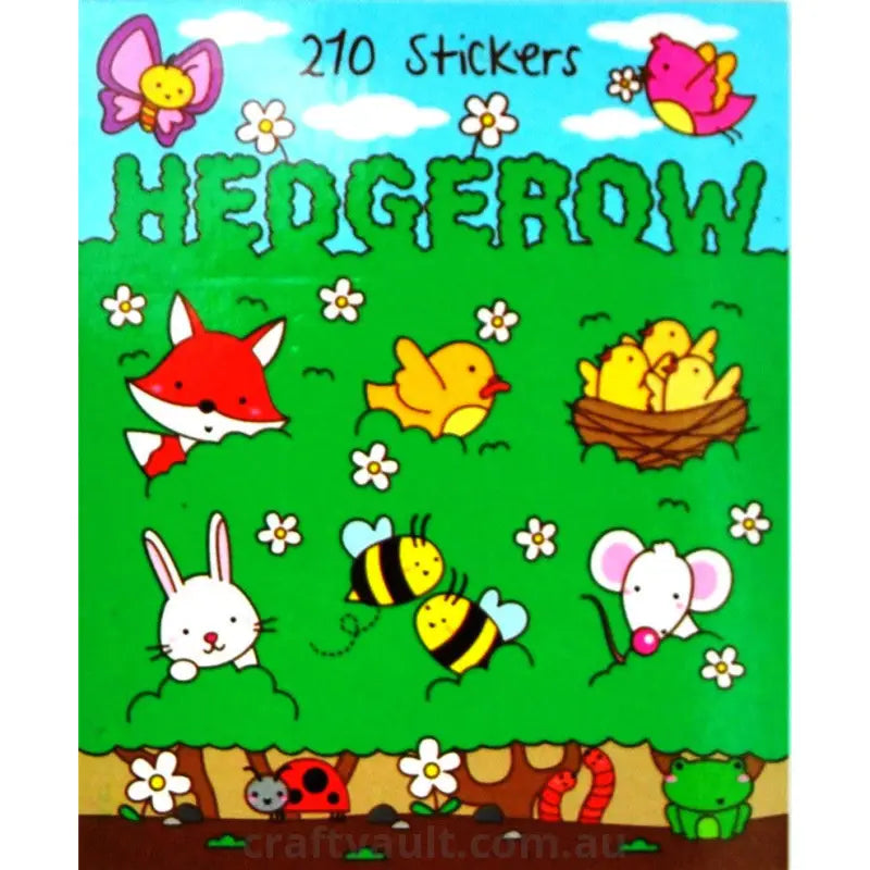 Sticker Books Hedgerow 210 Stickers