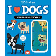 Sticker Books I Love Dogs 140 Stickers & 70 Laser Stickers