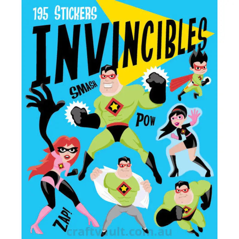 Sticker Books Invincibles 195 Stickers