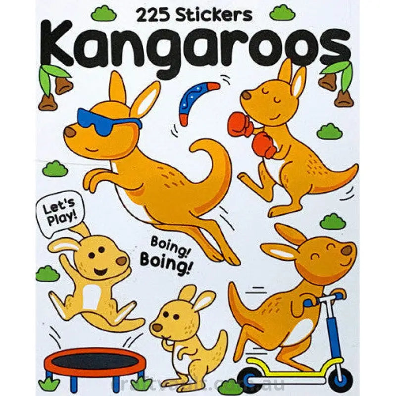 Sticker Books Kangaroos 225 Stickers