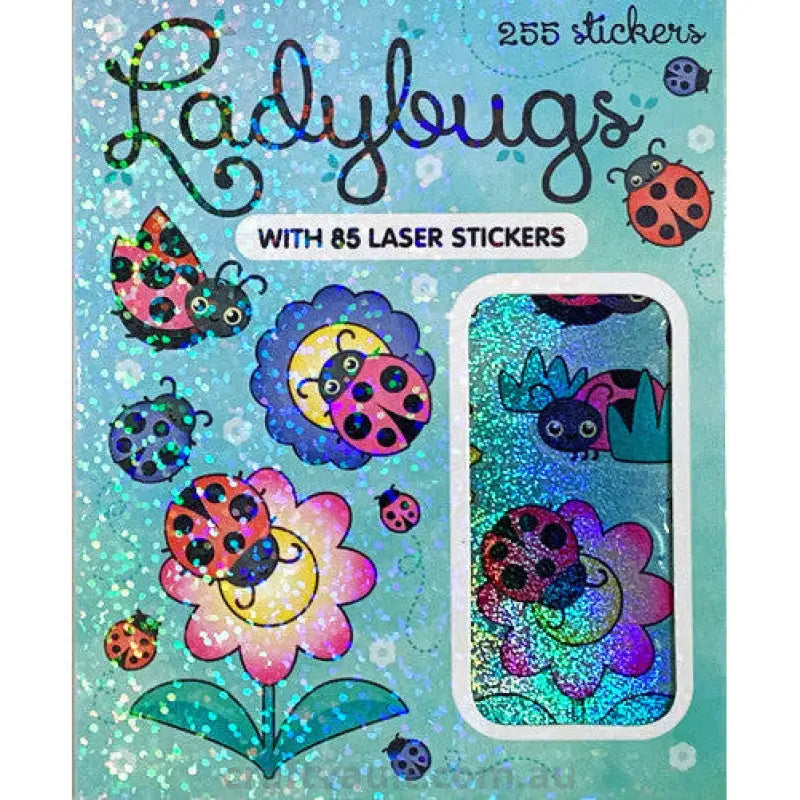 Sticker Books Ladybugs 170 Stickers & 85 Laser Stickers