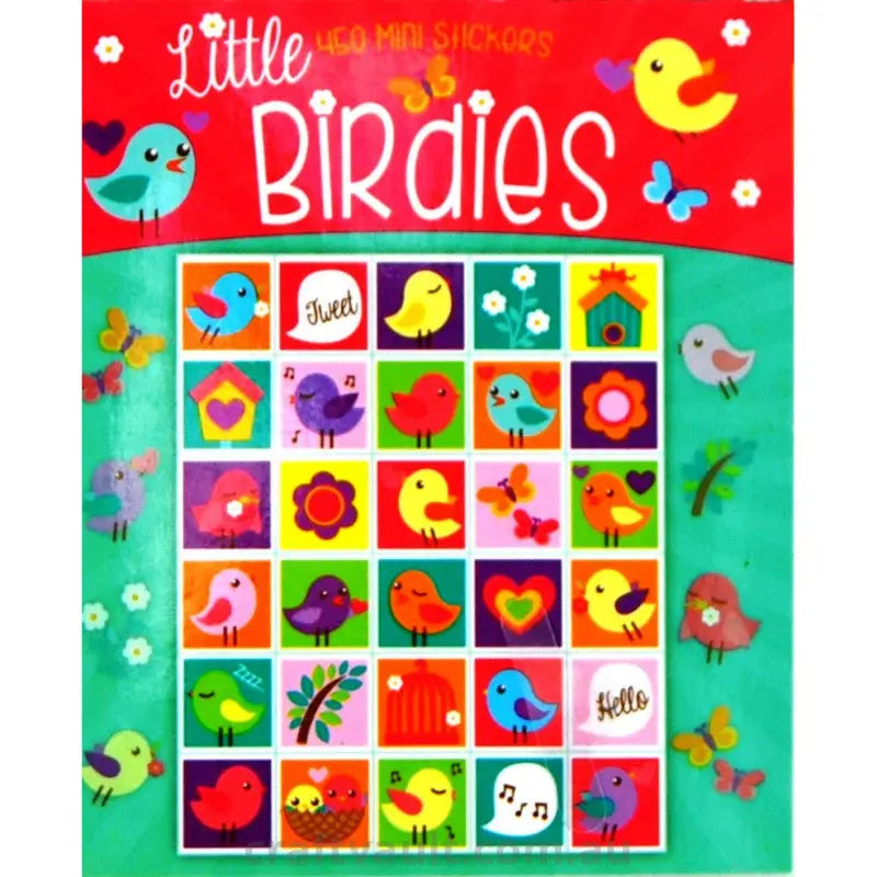 Sticker Books Little Birdies 450 Mini Stickers