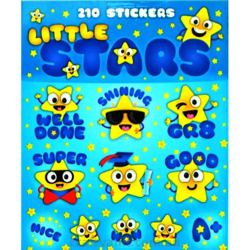 Sticker Books Little Stars 210 Stickers