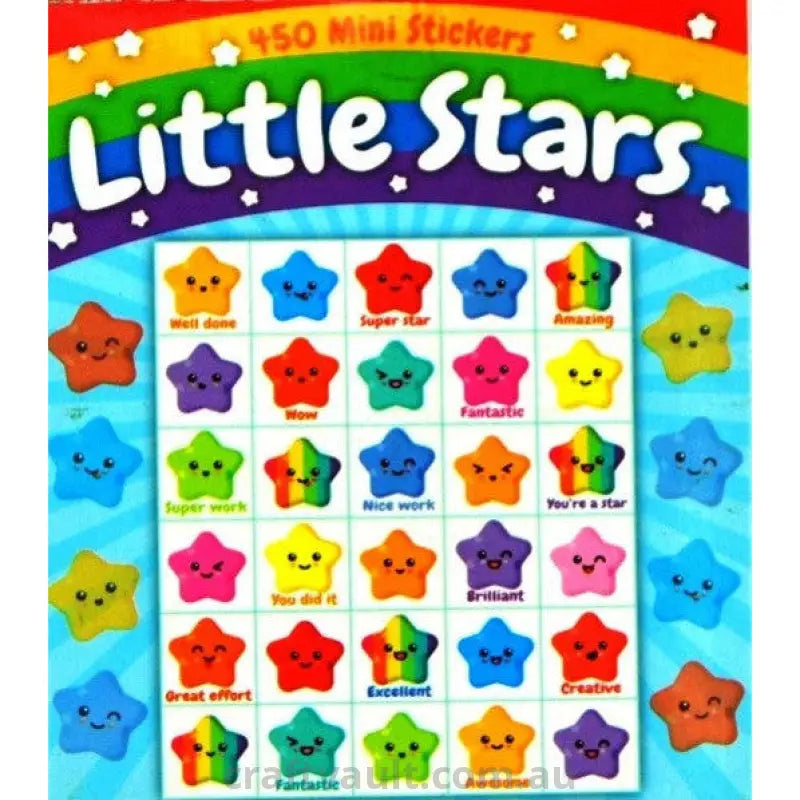 Sticker Books Little Stars 450 Mini Stickers