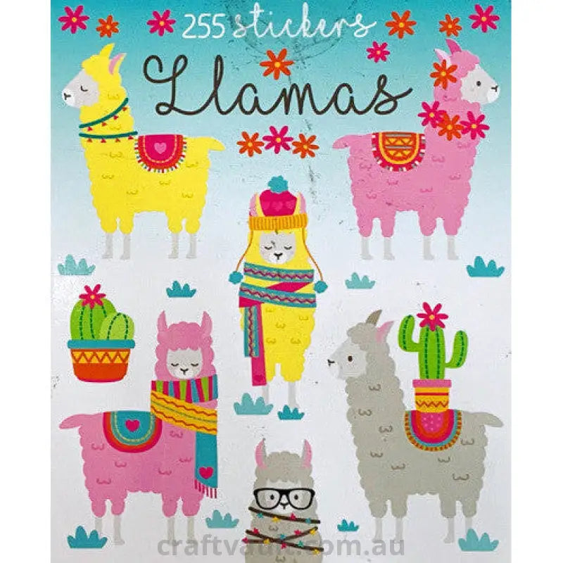 Sticker Books Llamas 255 Stickers