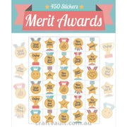 Sticker Books Merit Awards 450 Mini Stickers
