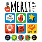 Sticker Books Merit Stickers 210 Stickers