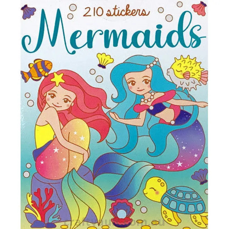 Sticker Books Mermaid 210 Stickers