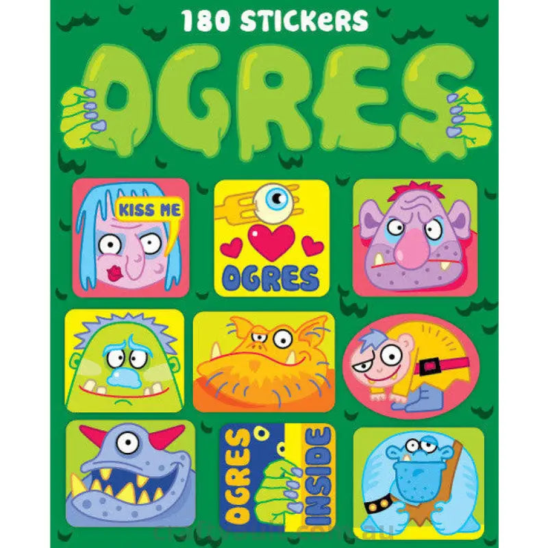 Sticker Books Ogres 180 Stickers
