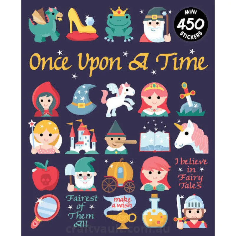 Sticker Books Once Upon A Time 450 Mini Stickers