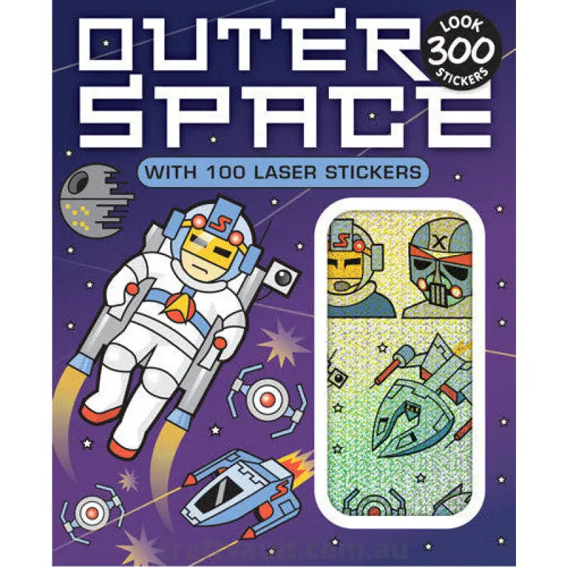 Sticker Books Outer Space 200 Stickers & 100 Laser Stickers