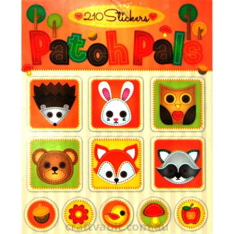 Sticker Books Patch Pals 210 Stickers