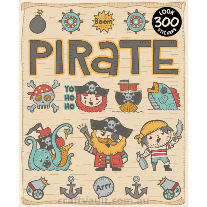Sticker Books Pirate 300 Stickers