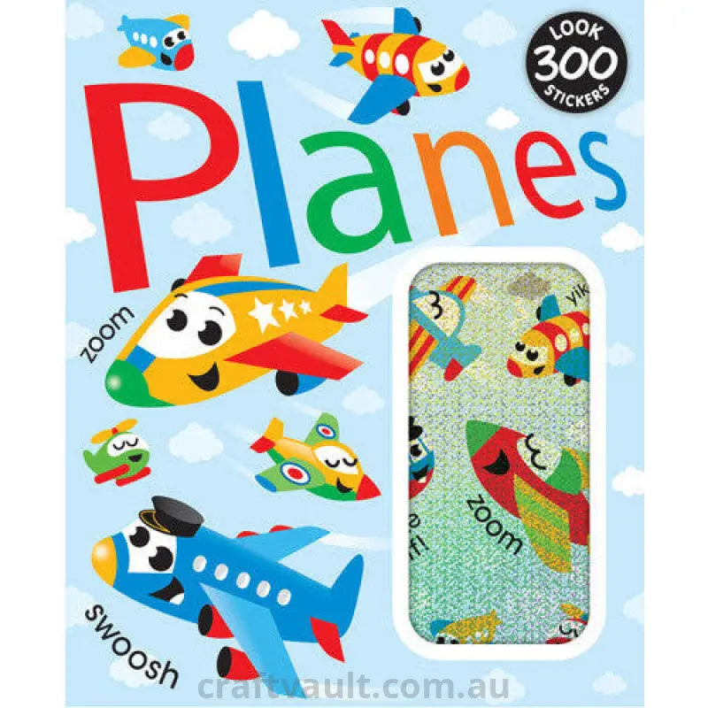 Sticker Books Planes 200 Stickers & 100 Laser Stickers