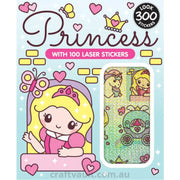 Sticker Books Princess 200 Stickers & 100 Laser Stickers
