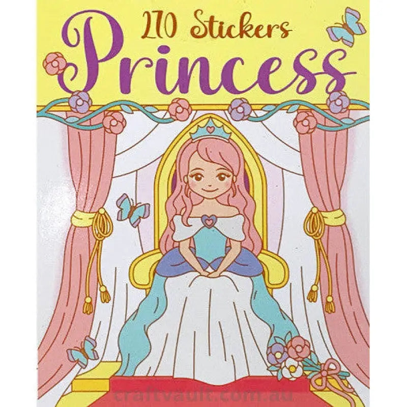 Sticker Books Princess 270 Stickers