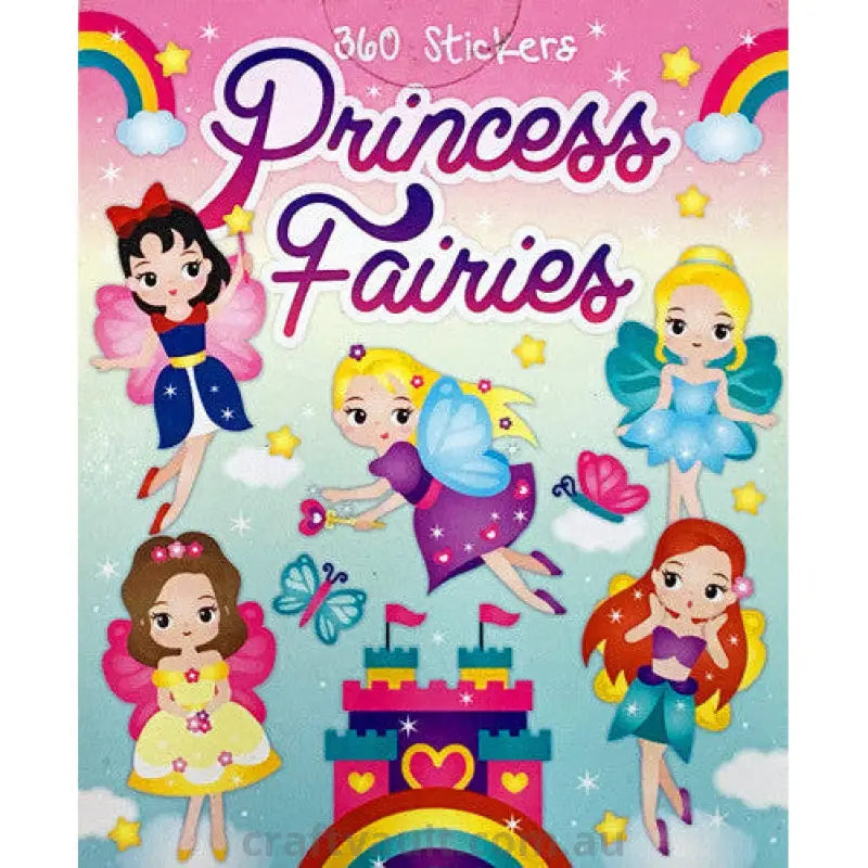 Sticker Books Princess Fairies 360 Stickers